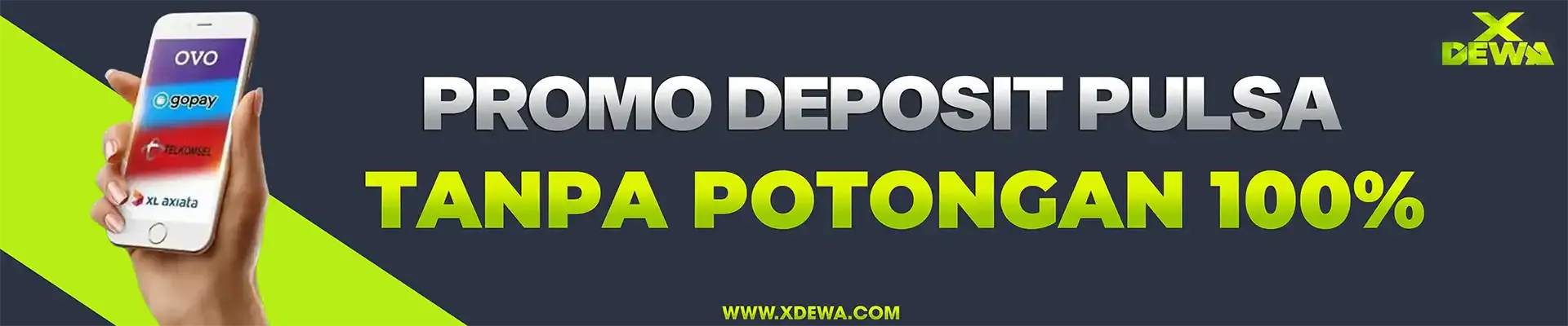 DEPOSIT PULSA TANPA POTONGAN
